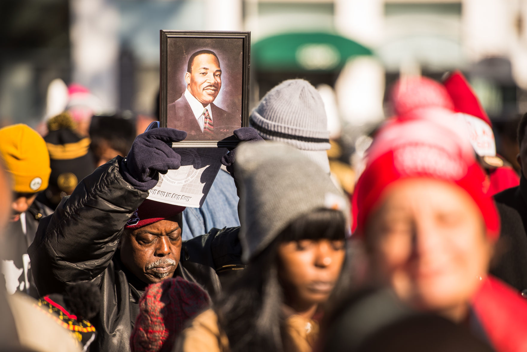 King Day at the Dome crowd and portrait